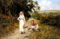 Henry John Yeend King - Faggot Gatherers On A Path